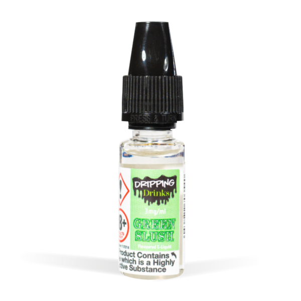 Dripping Range Green Slush 10ml White Background