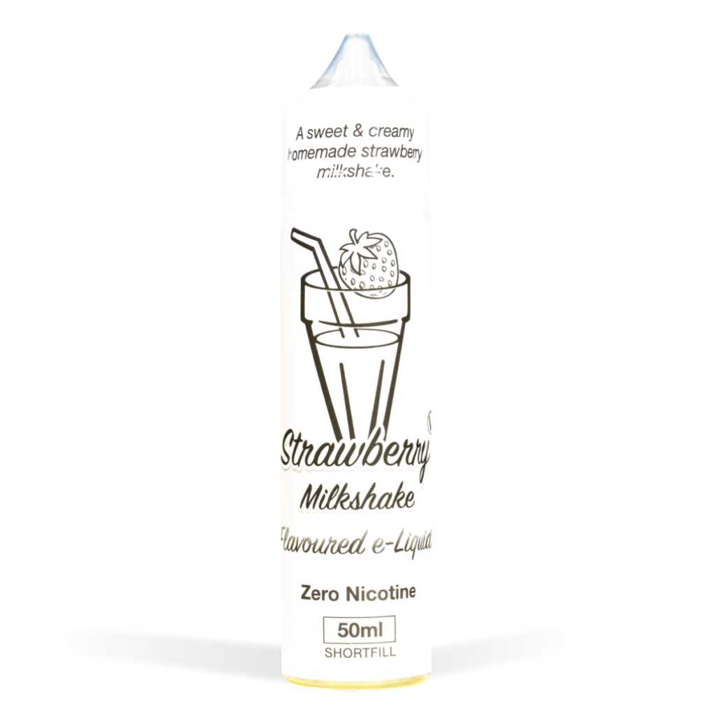 Strawberry Milkshake 50ml E-Liquid Shortfills 3 for £15