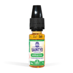 Daintys apple pie e-liquid 10ml on white background