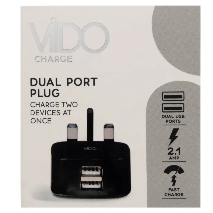 Dual Port USB-C Plug for Vape Chargers In Packaging