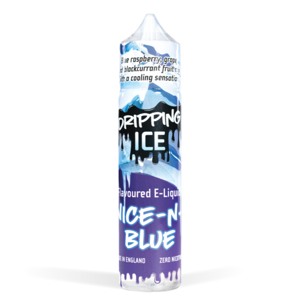 Dripping Nice n Blue 50ml E-Liquid Shortfill Zero Nicotine