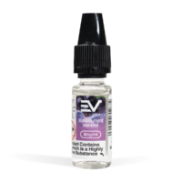 EV Blackcurrant Menthol E-Liquid 10ml on White Background