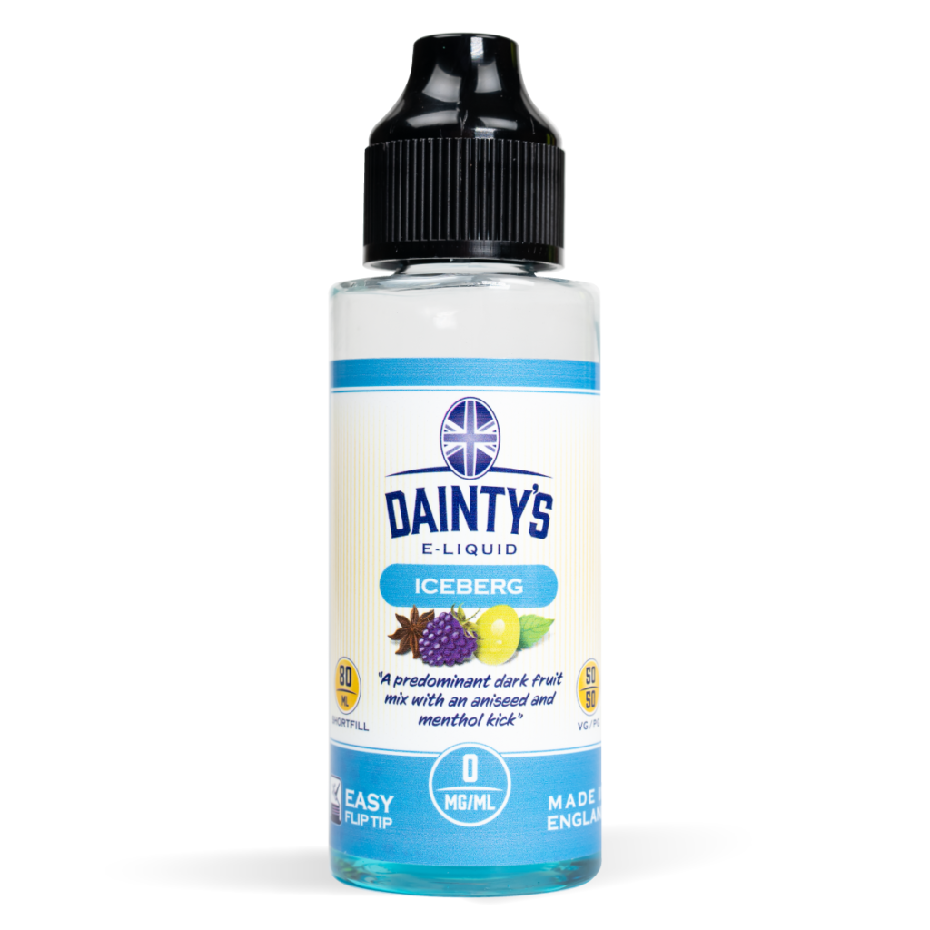 Iceberg Flavour Dainty's 80ml E-Liquid with 50/50 VG/PG and Zero Nicotine