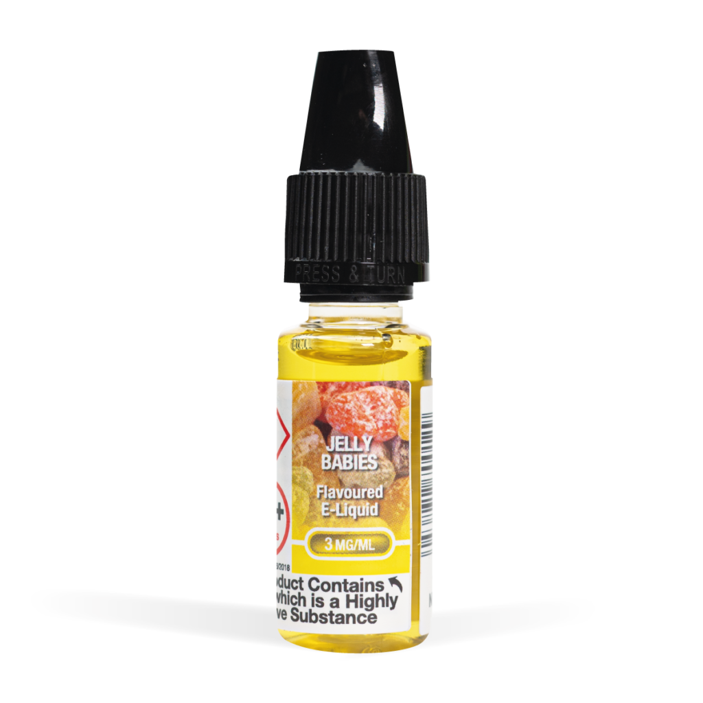 EV Jelly Babies E-Liquid 10ml on White Background