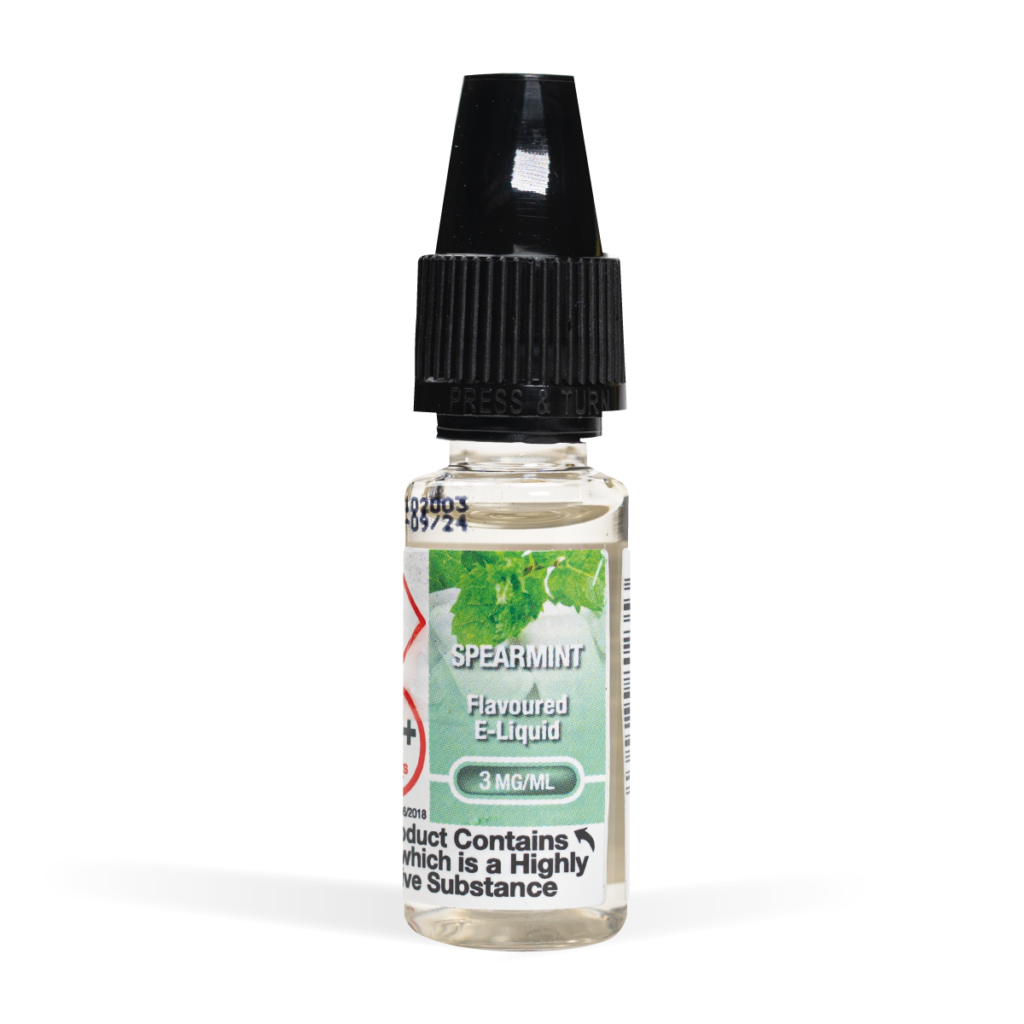 EV Spearmint E-Liquid 10ml on White Background