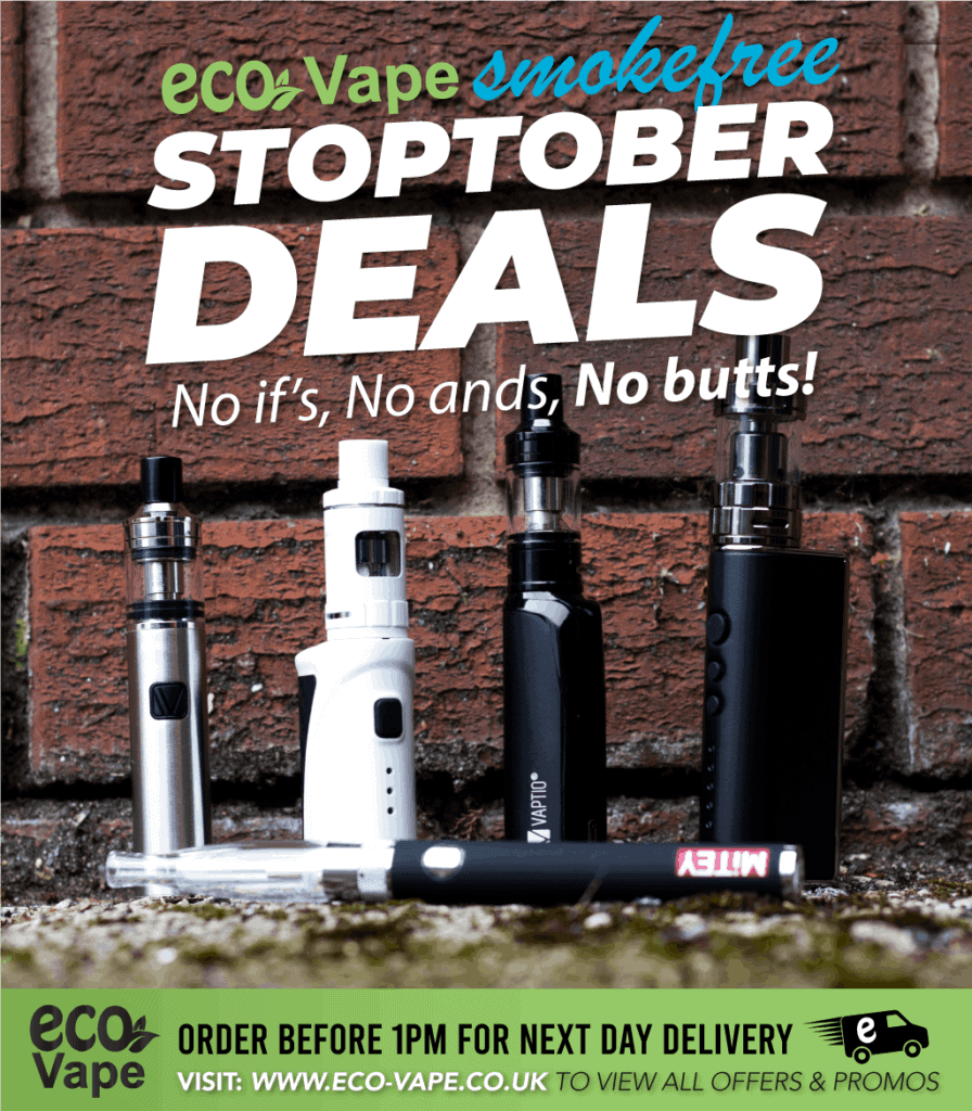 Eco-Vape smoke free Stoptober Deals