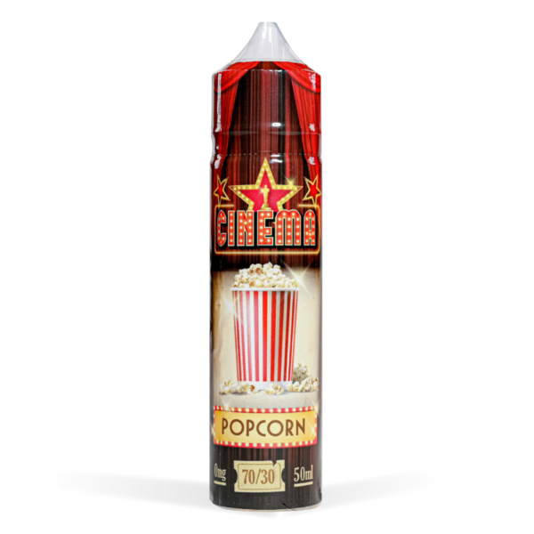 Cinema Popcorn 50ml E-Liquid Shortfill 70/30 VG/PG