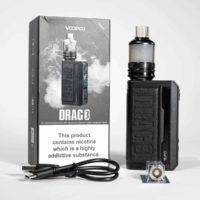 voopoo drag 3 vape mod with coil black