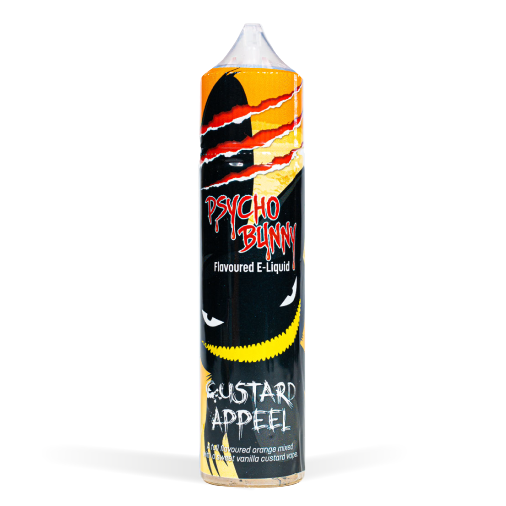 Custard Appeel Psycho Bunny 50ml E-Liquid Shortfills with Zero Nicotine