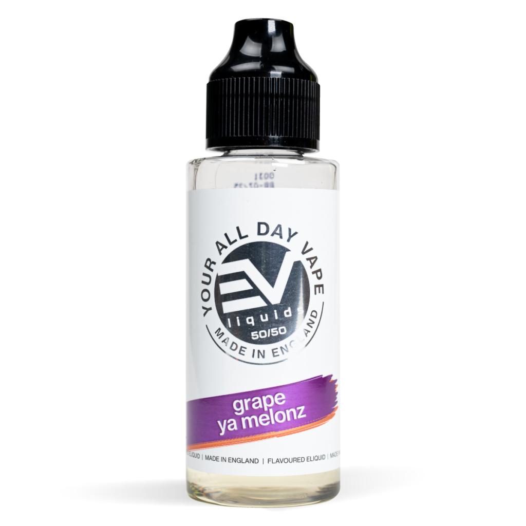 Grape Ya Melonz Melon EV 80ml E-Liquid Shortfill with Zero Nicotine and 50/50 VG/PG