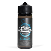 Resentless Jel Shell Inc. 100ml E Liquid Studio Shote Pure White Back Ground