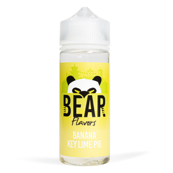 BEAR Banana Key Lime Flavoured 100ml E-Liquid Shortfill Zero Nicotine