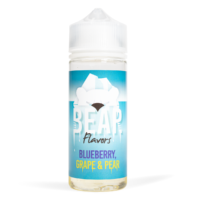 BEAR Blueberry Grape Pear Flavoured 100ml E-Liquid Shortfill Zero Nicotine