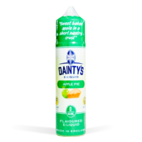 Apple Pie Dainty's 50ml E-Liquid Shortfill with Zero Nicotine