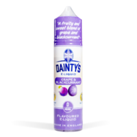 Grape & Blackcurrant Dainty's 50ml E-Liquid Shortfill with Zero Nicotine