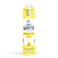 Lemon Cake Dainty's 50ml E-Liquid Shortfill with Zero Nicotine