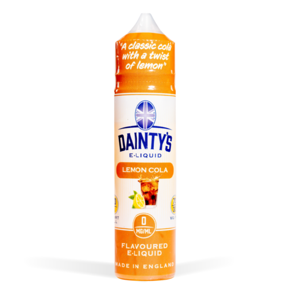 Lemon Cola Dainty's 50ml E-Liquid Shortfill with Zero Nicotine