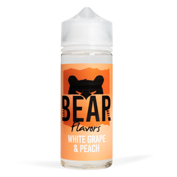 BEAR White Grape Peach Drink Flavoured 100ml E-Liquid Shortfill Zero Nicotine