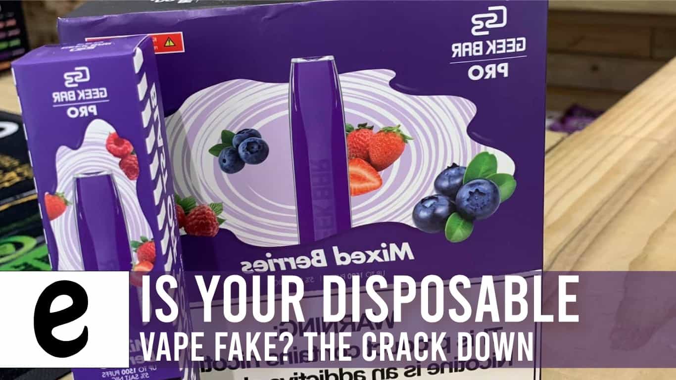 is your disposable vape fake