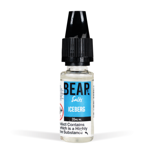 Bear Koala Salts Range 20mg Iceberg Nic Salt White Background Studio Shot