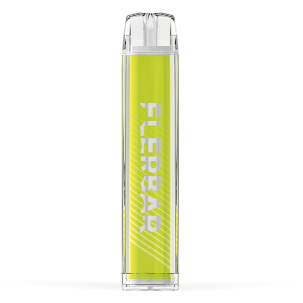 Hyppe Flerbar Lemon Disposable Vape Lemon Eco Vape UK Studio Shot White Background