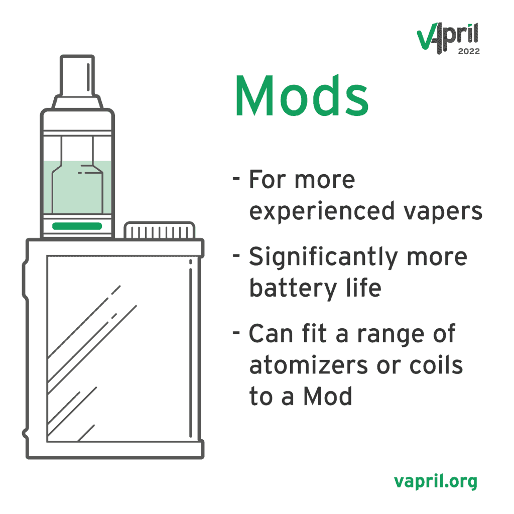 vapril 2022 what are vape mods advantages and disadvantages