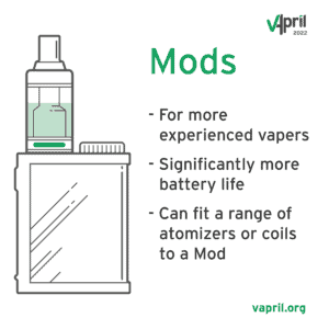 vapril 2022 vape mods advantages and disadvantages