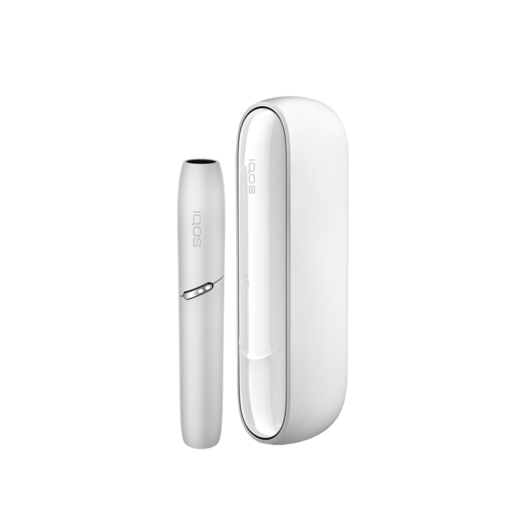 IQOS 3 Duo Heat Not Burn Holder & Pocket Charger Front Warm White.jpg