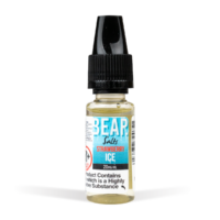 Strawberry Ice Nic Salt Polar Bear 10ml vape bottle studio shot white background