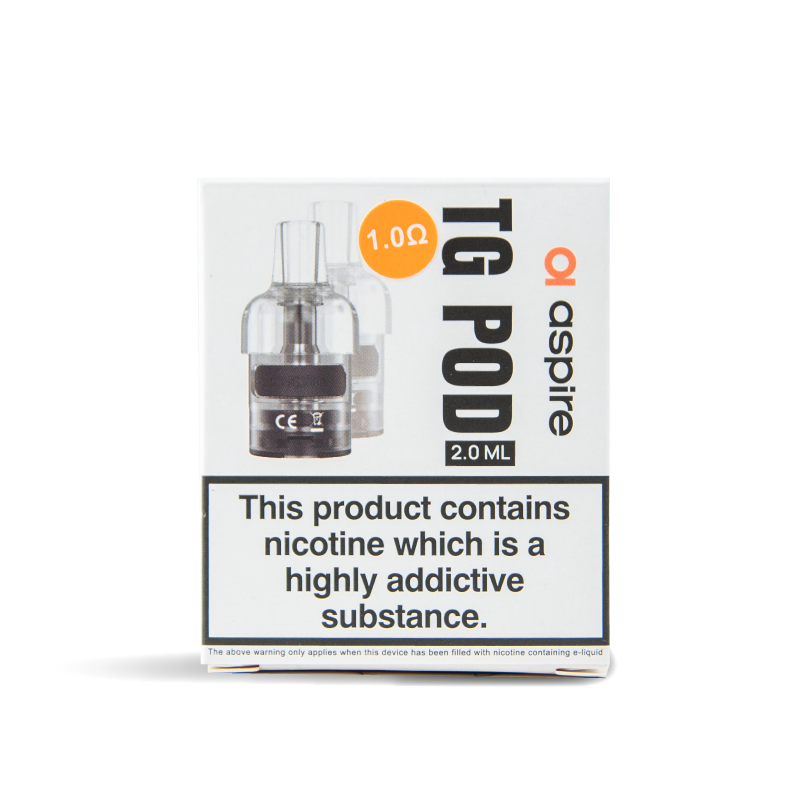 aspire tg pod replacements for cyber g vape pod kit in box 1.0 ohm