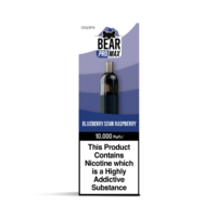 blueberry sour raspberry bear pro max vape 10k puffs box only