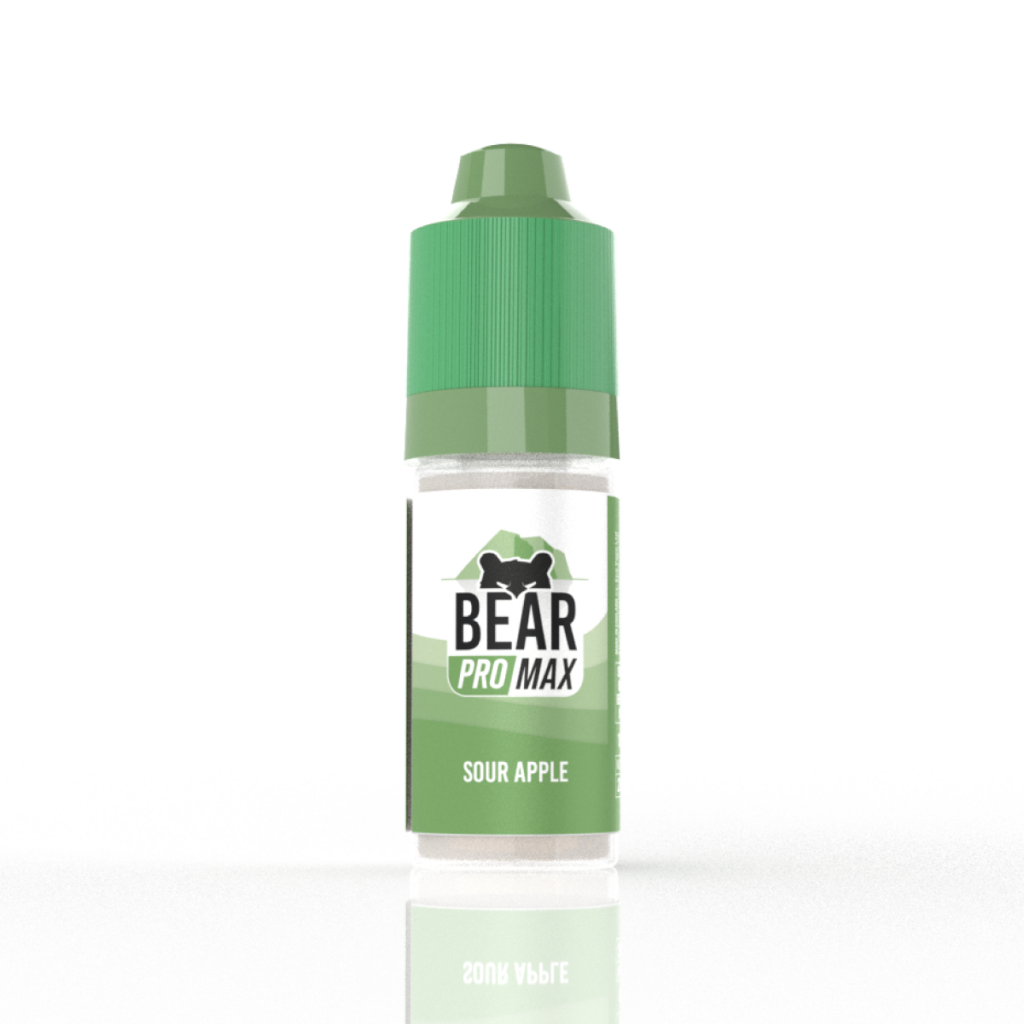 Sour Apple Nic Salt 10mg BEAR Pro MAX 10ml