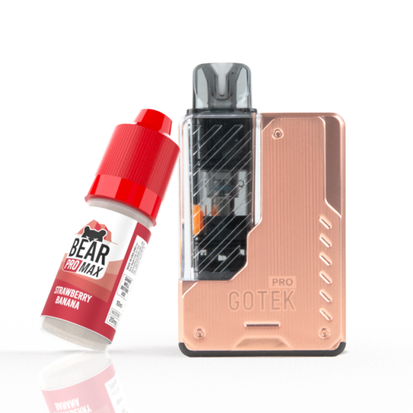 gotek pro free nic salt strawberry banana nobg