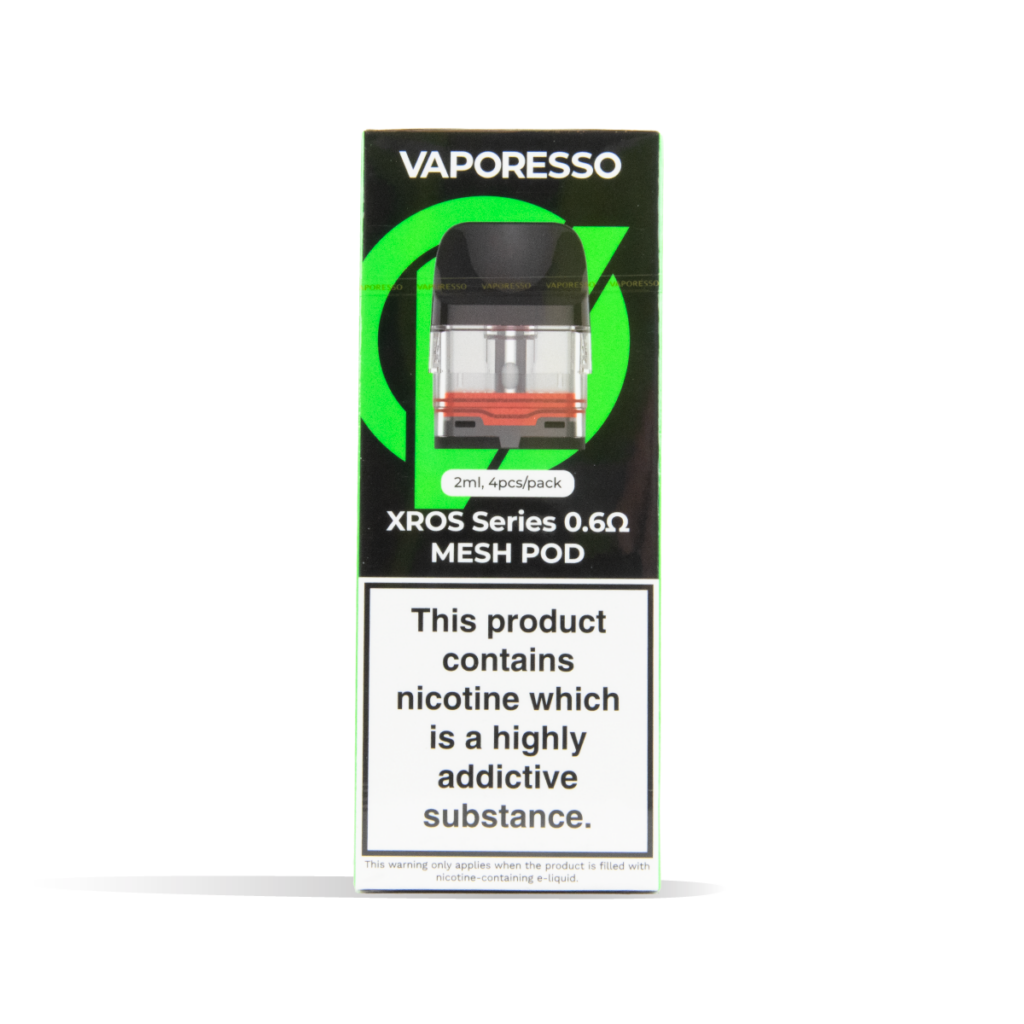 Vaporesso XROS Pods Mesh 4 Pack with 0.6 ohm