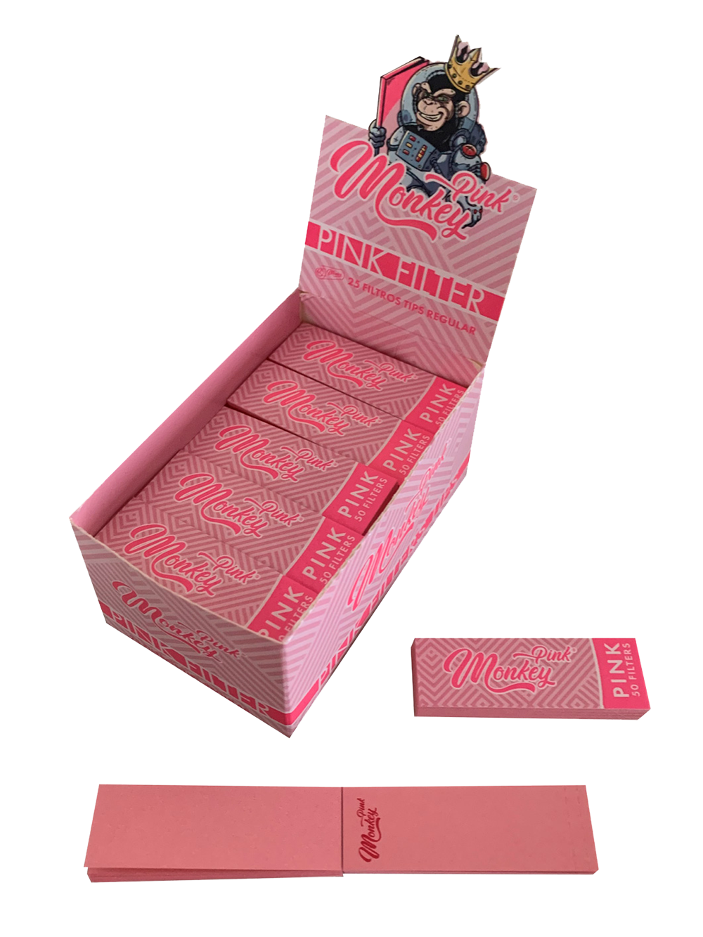 Monkey King Pink Card Filter Tips