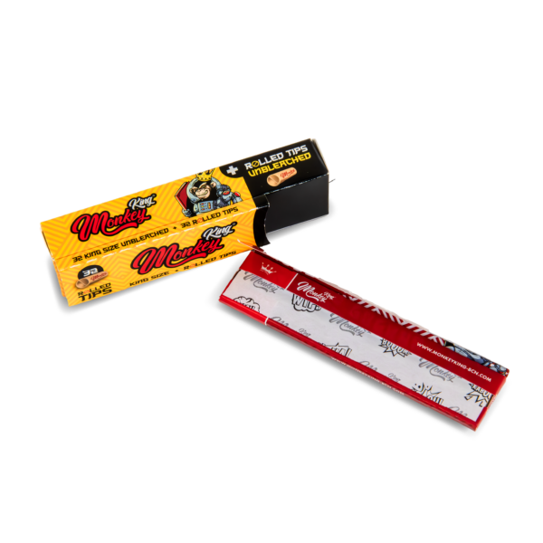 Monkey King Rolling Papers + Tips: King Size - Image 14