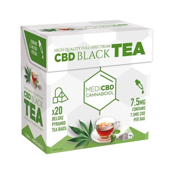 MediCBD Black CBD Tea Bags CDU