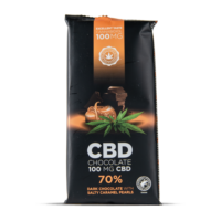 Multitrance CBD Dark Chocolate with Salted Caramel Pearls