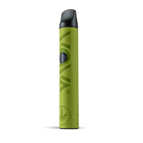 VOVA Volks Dry Herb Vaporiser Green Leather