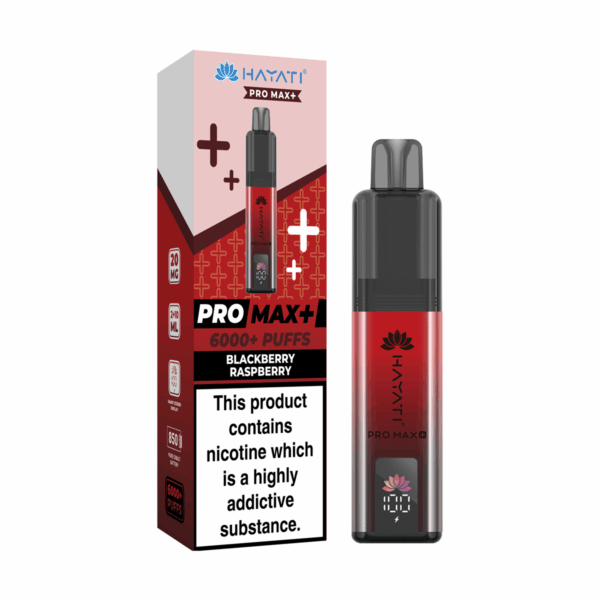 Blackberry Raspberry Hayati Pro Max 6000 Vape Kit
