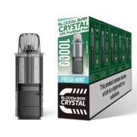 Fresh Mint - Bloody Bar Crystal 10K Vape Pod Replacements Prefilled Refills